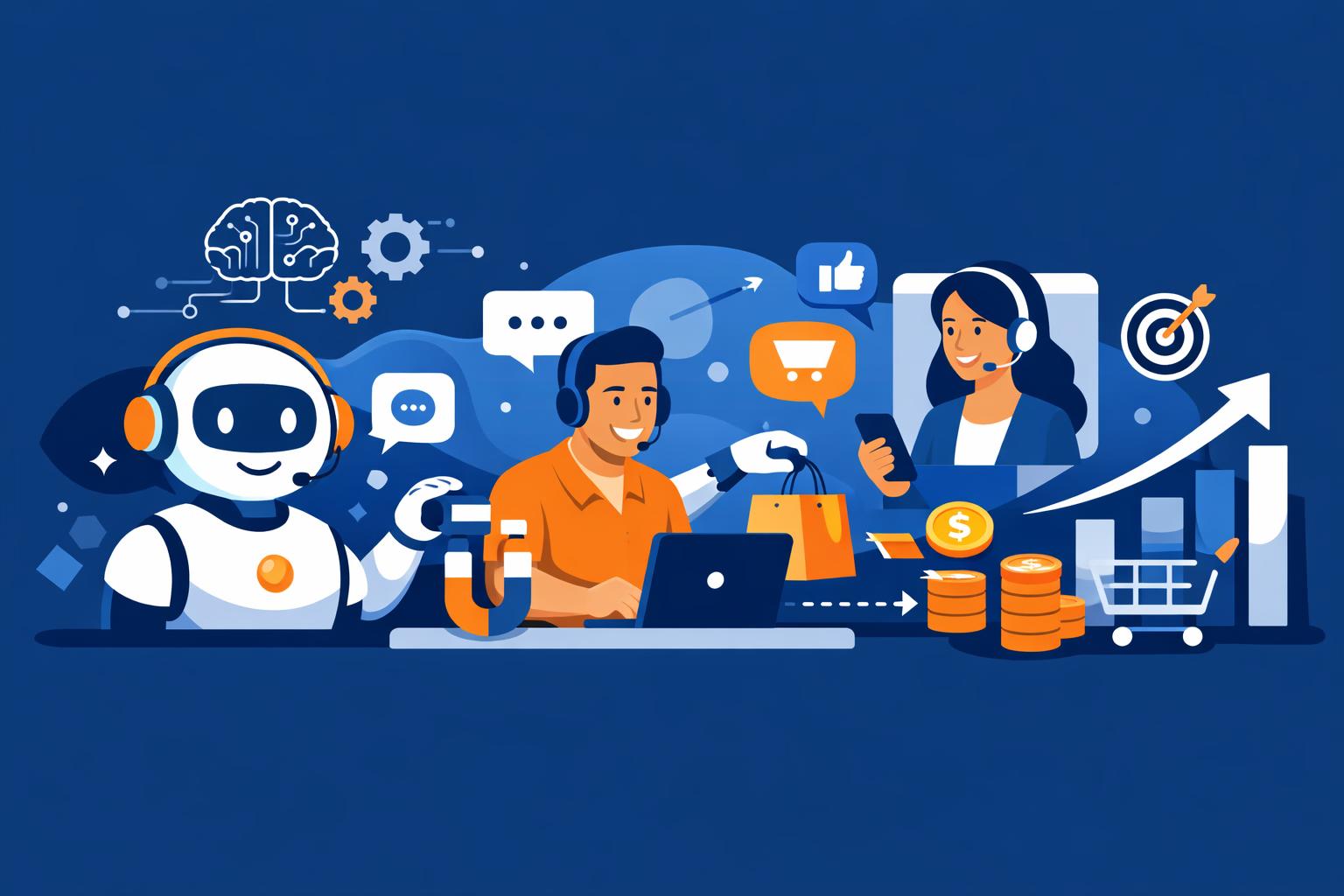 3 pasos para potenciar ventas con IA en atención al cliente