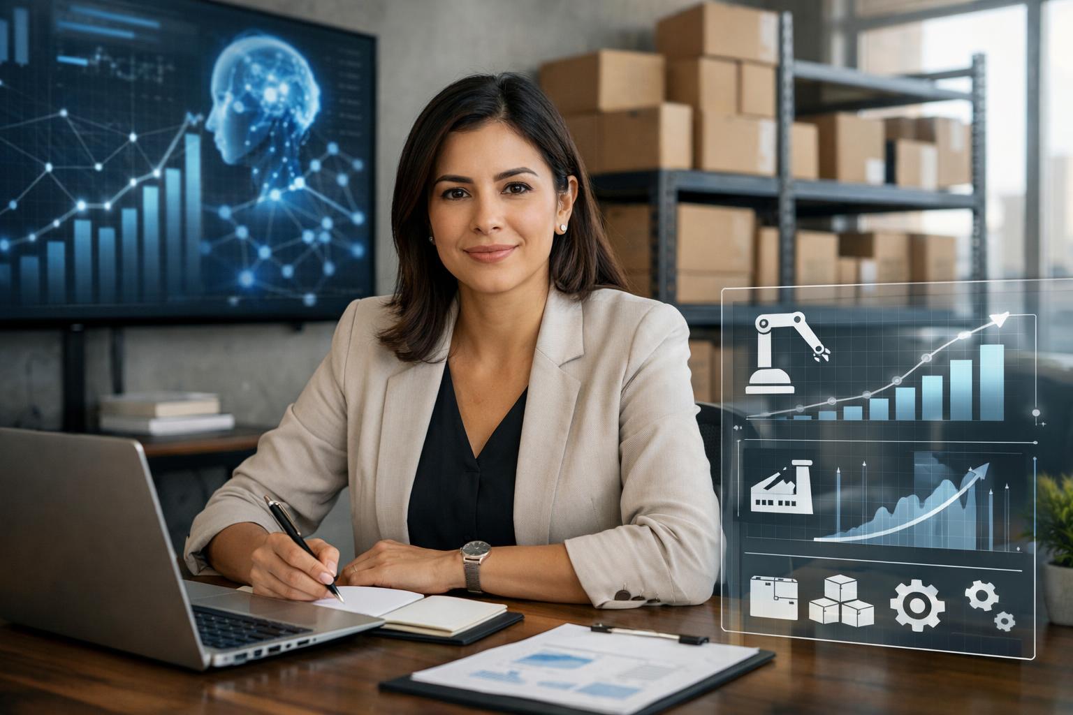 Cómo usar IA y analítica predictiva para anticipar ventas y optimizar tu producción